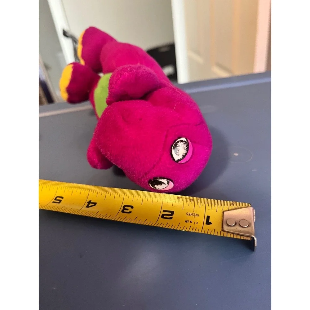 Vintage 1992 Barney‎ the Dinosaur Plush Dakin Lyons Group Purple 7 Inch Toy